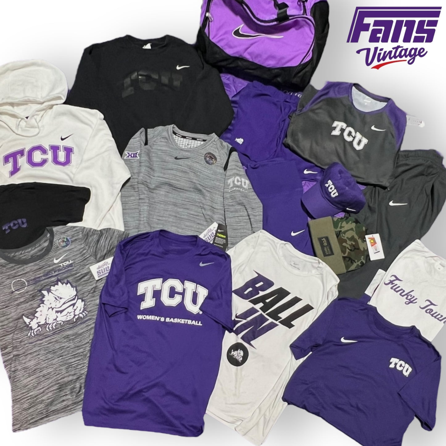 TCU Women’s Basketball Team Exclusive Bundle #2 - Size Adult Medium / Wm Large