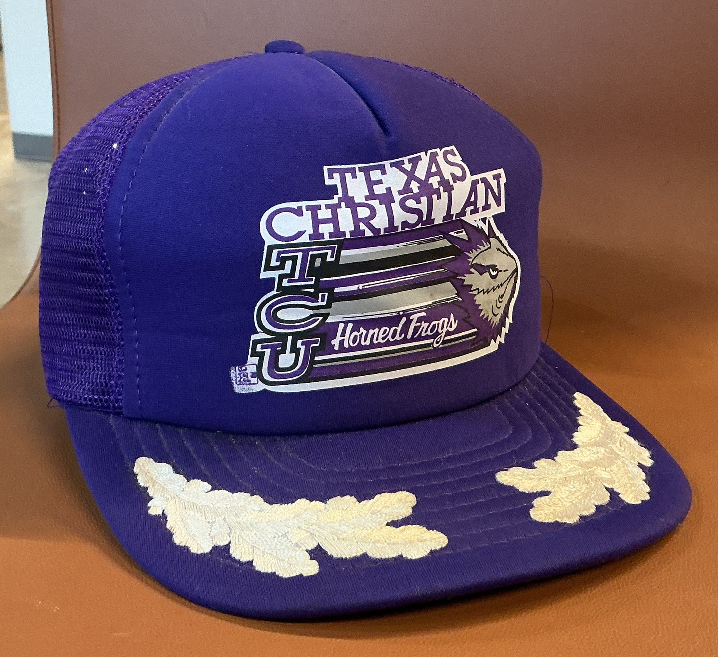 Vintage TCU Late 80s Early 90s Snapback Hat