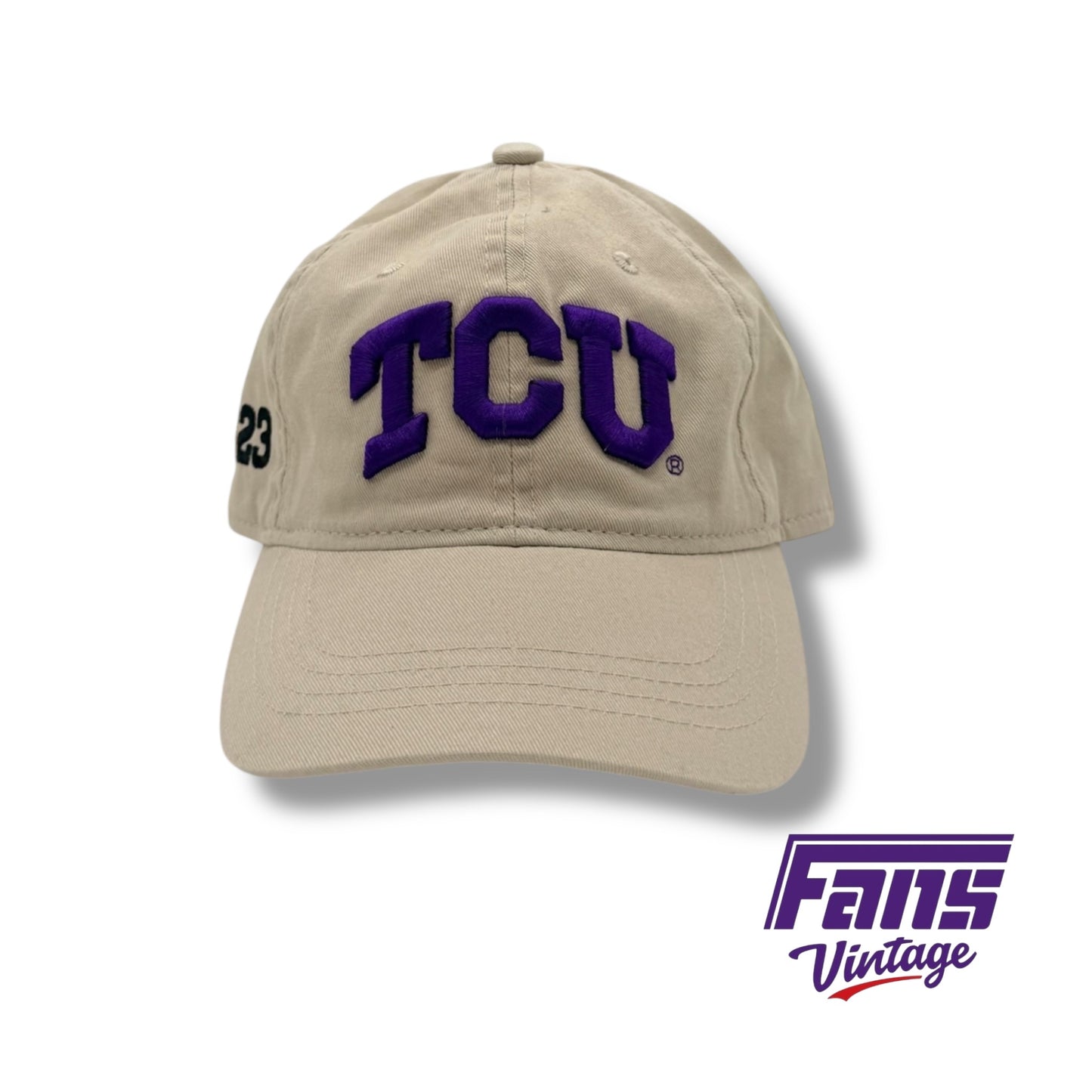 TCU Football 2023 CFP dad style hat with embroidered logo - New with Tags!