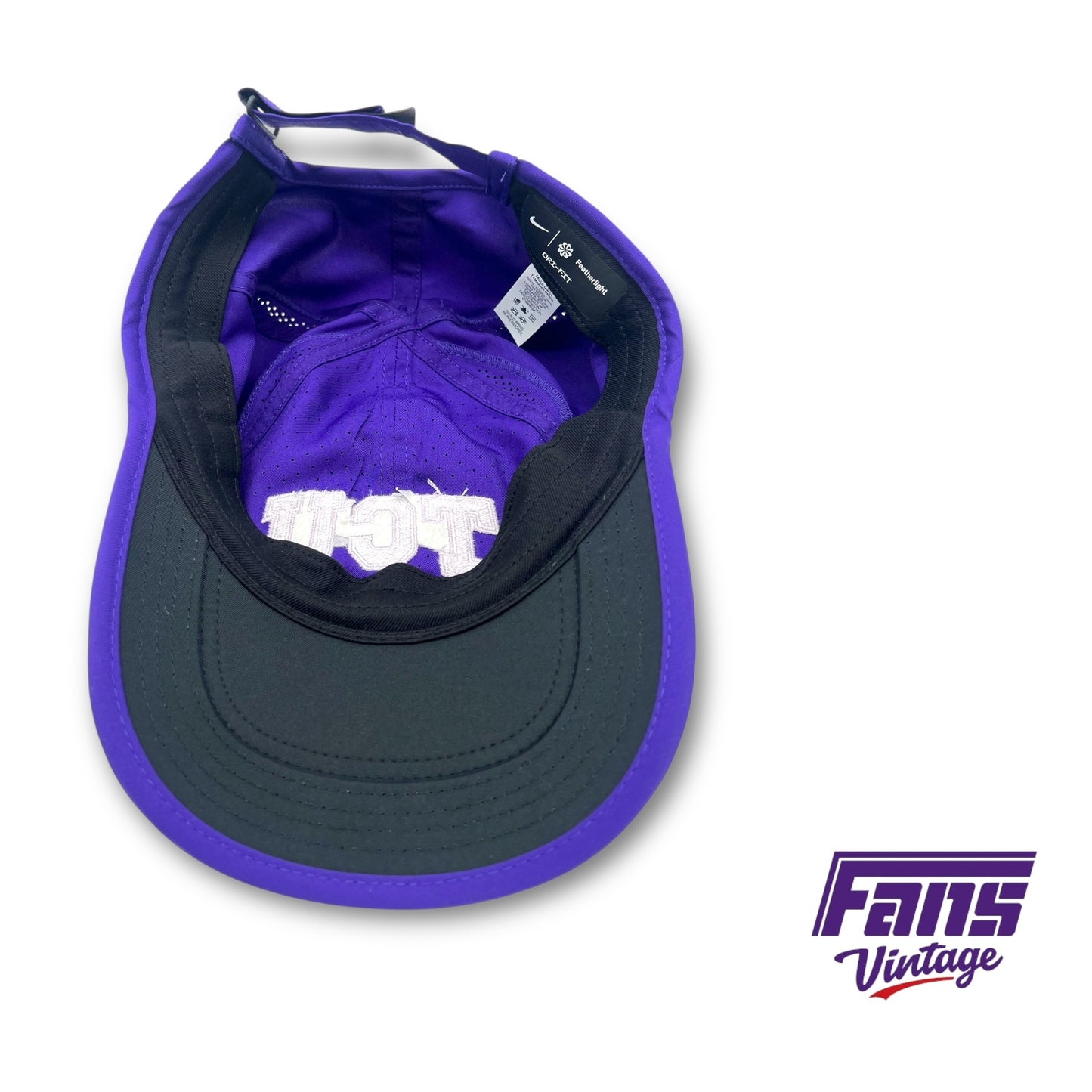 TCU Basketball Nike ‘Move to Zero’ Featherlight Drifit Dad Hat - Team Issued