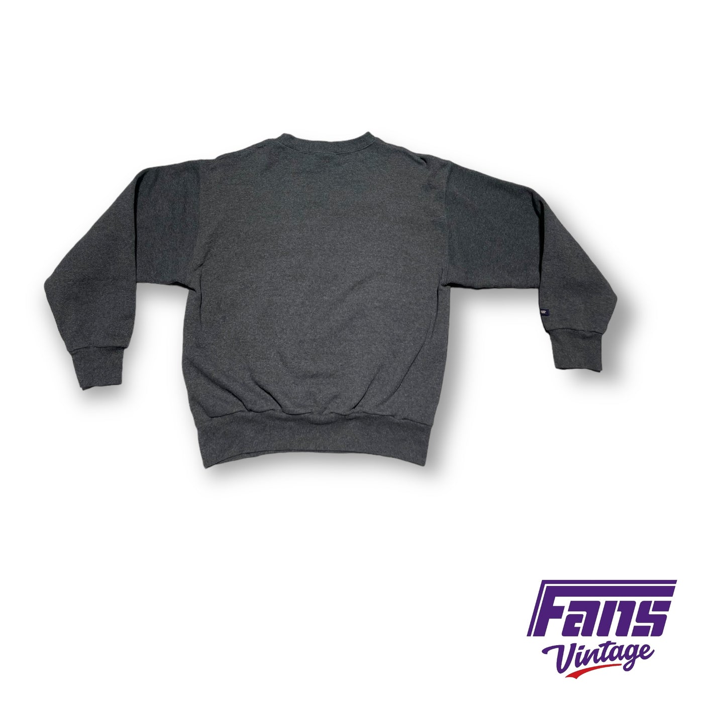 GORGEOUS 90s Vintage Embroidered TCU Crewneck Sweatshirt