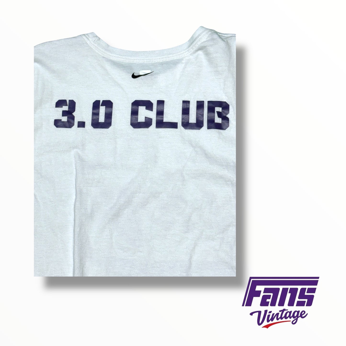 TCU Baseball Nike Team Issued Throwback Horned Frogs 3.0 Club T-Shirt