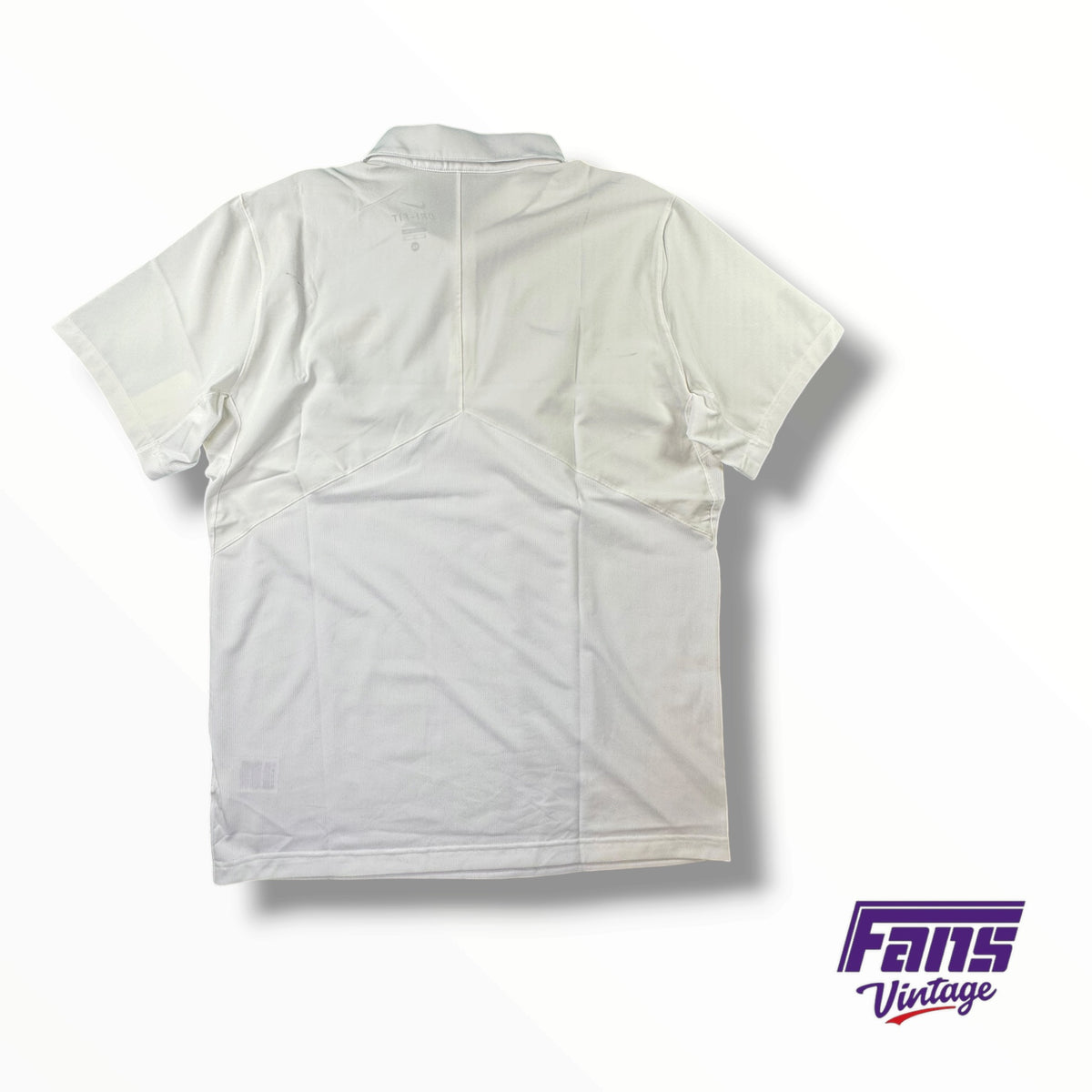 TCU Football Sideline Whiteout Dri-Fit Polo