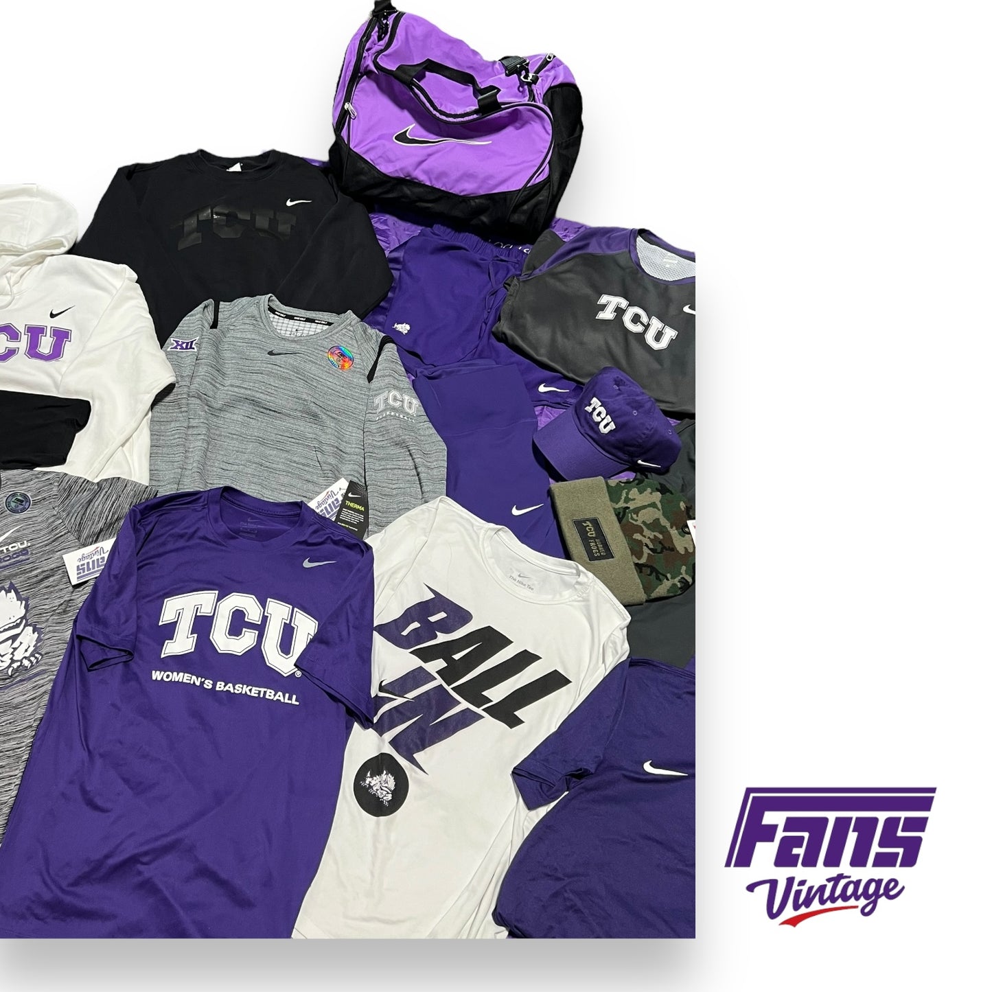 TCU Women’s Basketball Team Exclusive Bundle #2 - Size Adult Medium / Wm Large