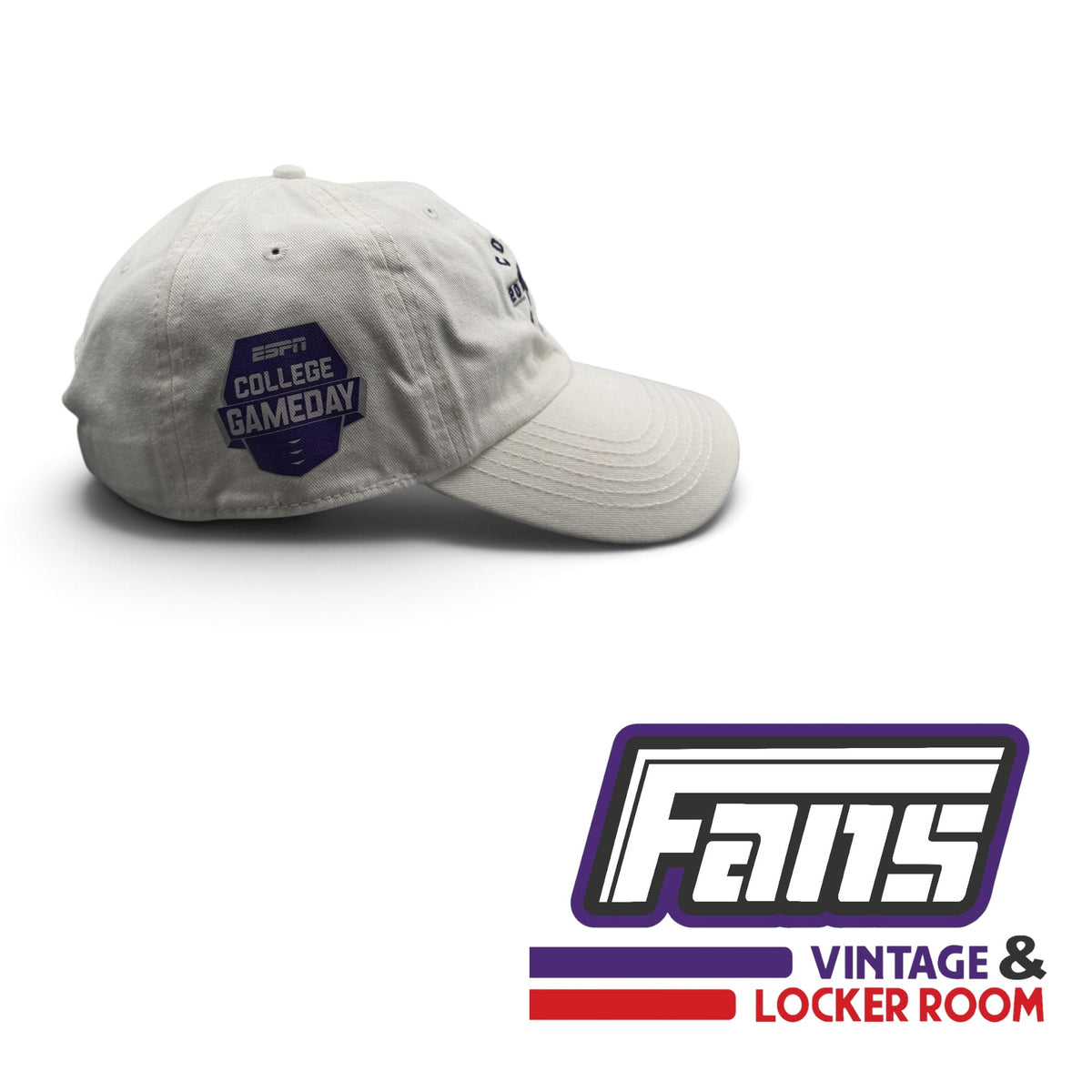 TCU Football 2018 ESPN College Gameday White Adjustable Dad Hat
