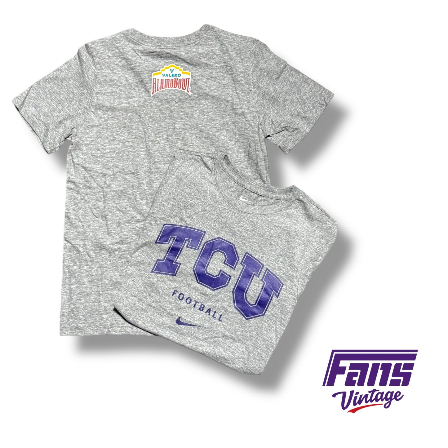 TCU Alamo Bowl Team Issued Youth Nike Drifit Tee - NEW!