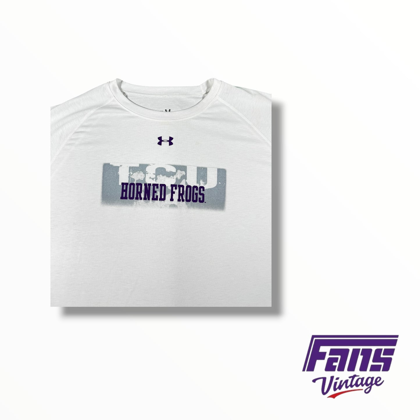 Vintage TCU Under Armor Performance shirt NWT!