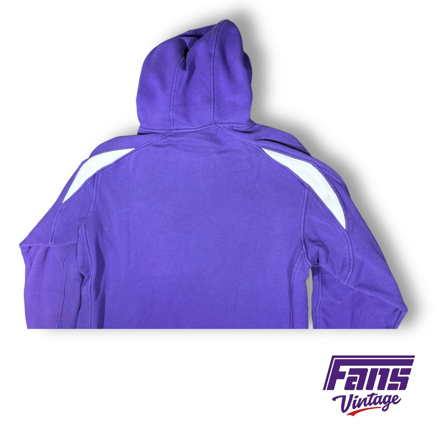 Unique TCU Basketball Team / Player Issued Y2K Vintage Nike Center Swoosh Hoodie