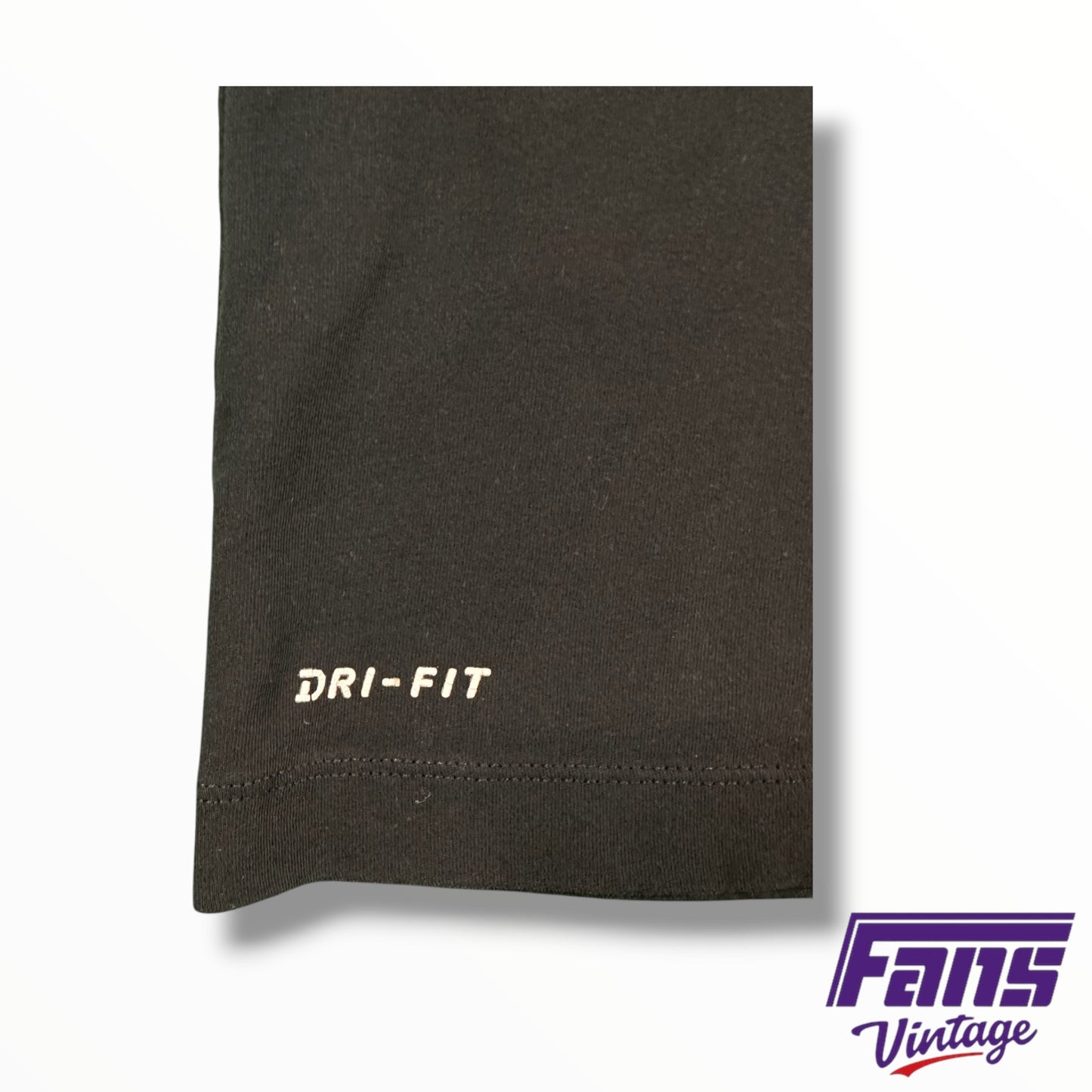 TCU Basketball Team Issued Nike Horned Frogs Blackout Shirt