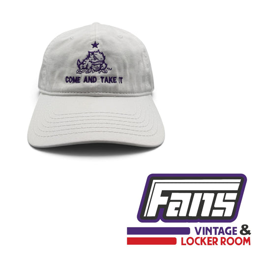 TCU ‘Come and Take It’ Texas Independence Flag Inspired Embroidered Dad Hat