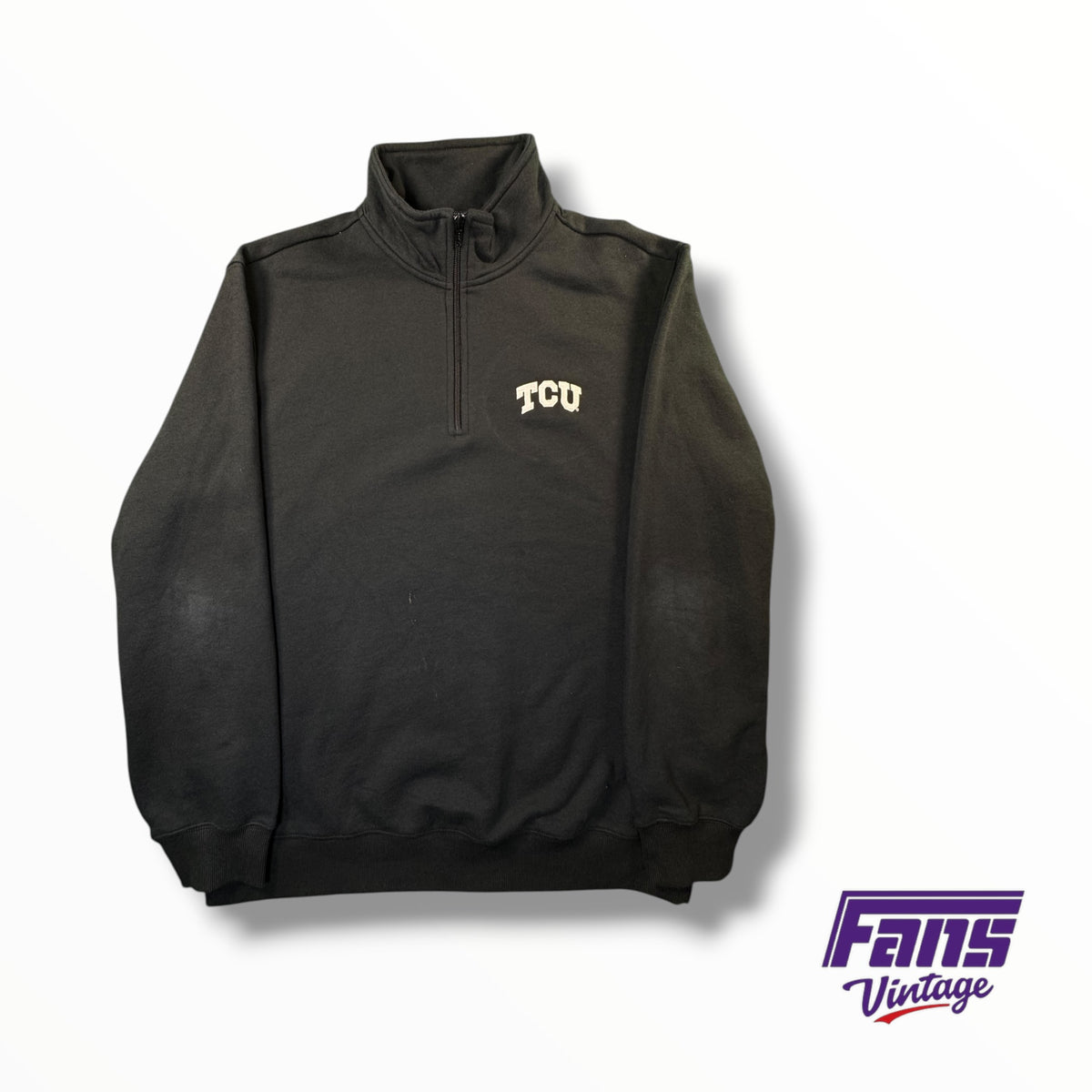TCU Blackout Quarter Zip Sweater Top