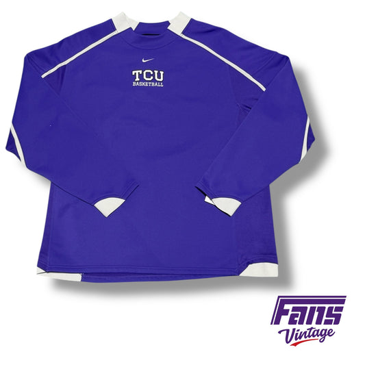 Vintage TCU Y2K Era - Custom Basketball Team Issued Pullover Sweater - Brand New Condition!