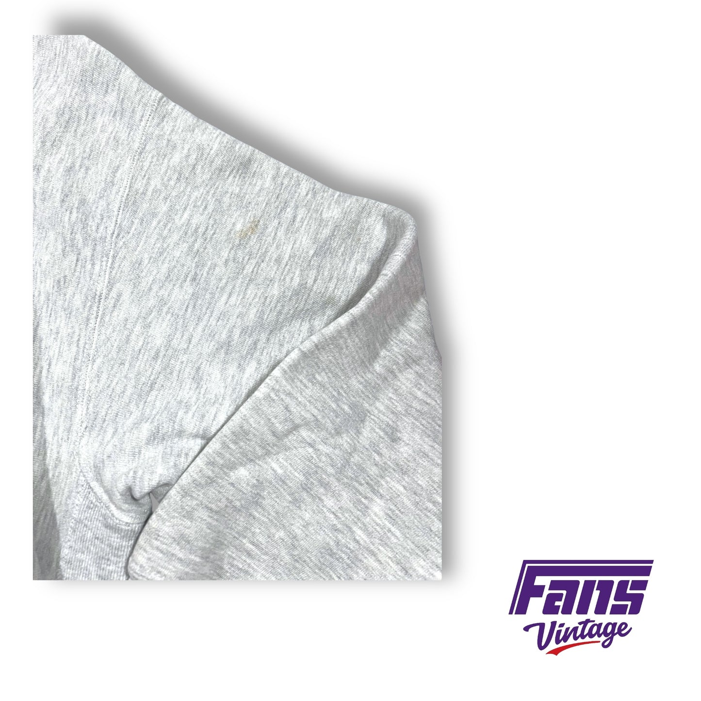 RARE Early 90s Vintage TCU Reverse Weave Crewneck Sweatshirt - Heavily Distressed