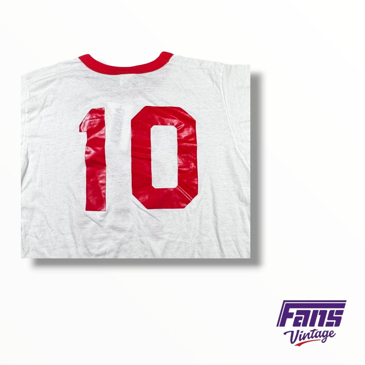 Vintage Double Sided Sorority Phi Mu #10 Ringer Tee