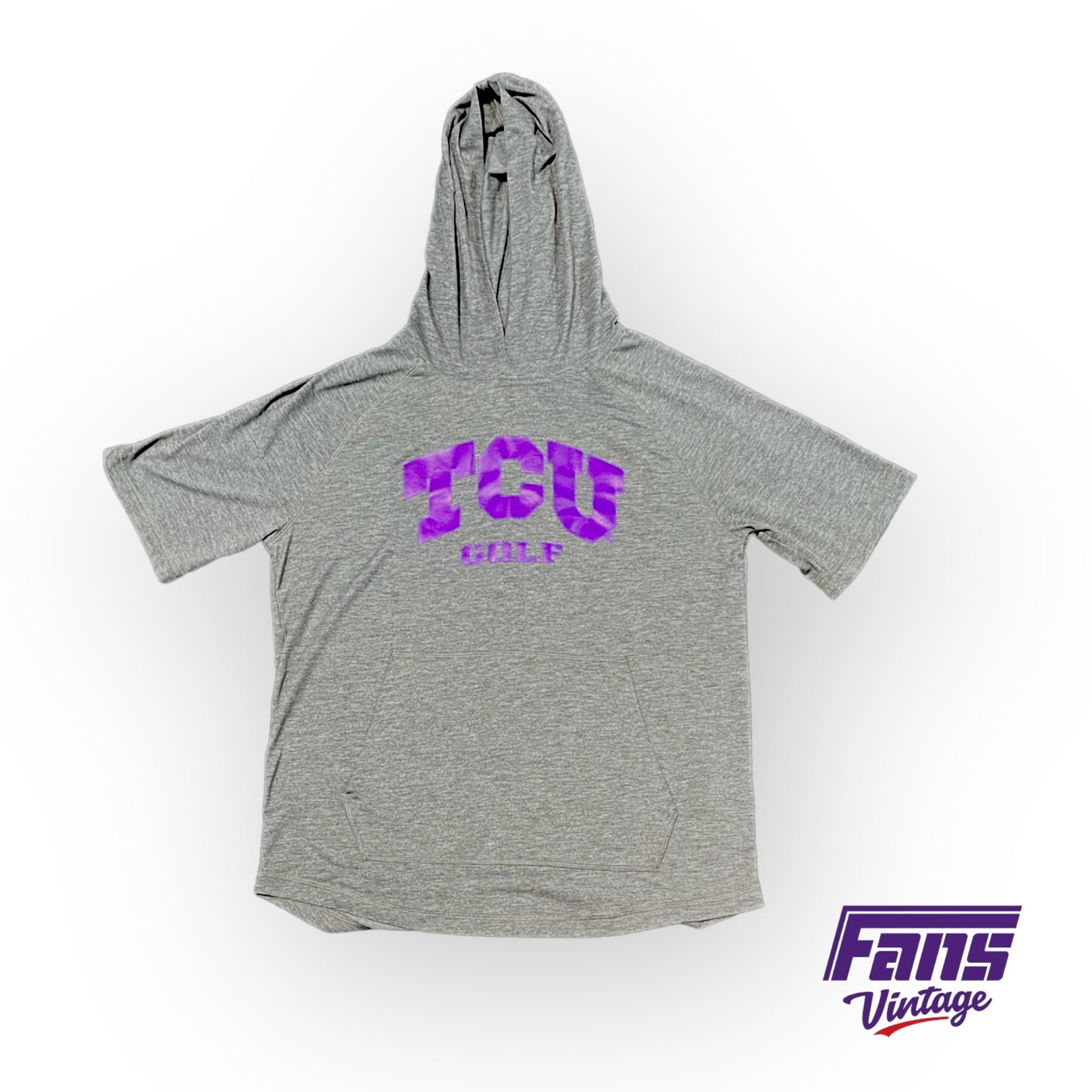 TCU Golf Team Exclusive custom super soft short sleeve T-shirt hoodie pullover