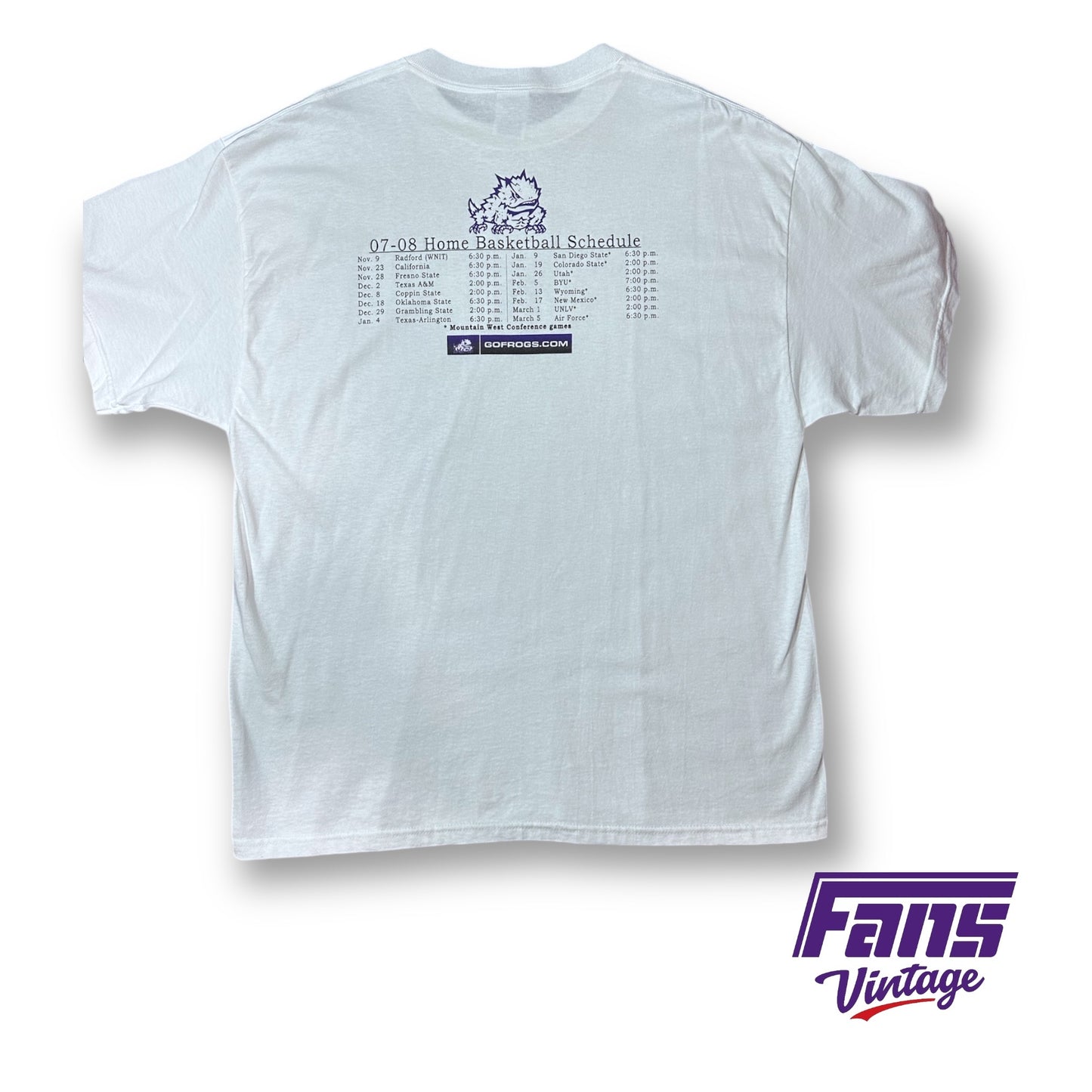 Sick Y2K Vintage TCU Women's Basketball Shirt