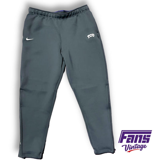 TCU Team Issue Premium Nike Thermal Sweatpants - Awesome material & cool details!