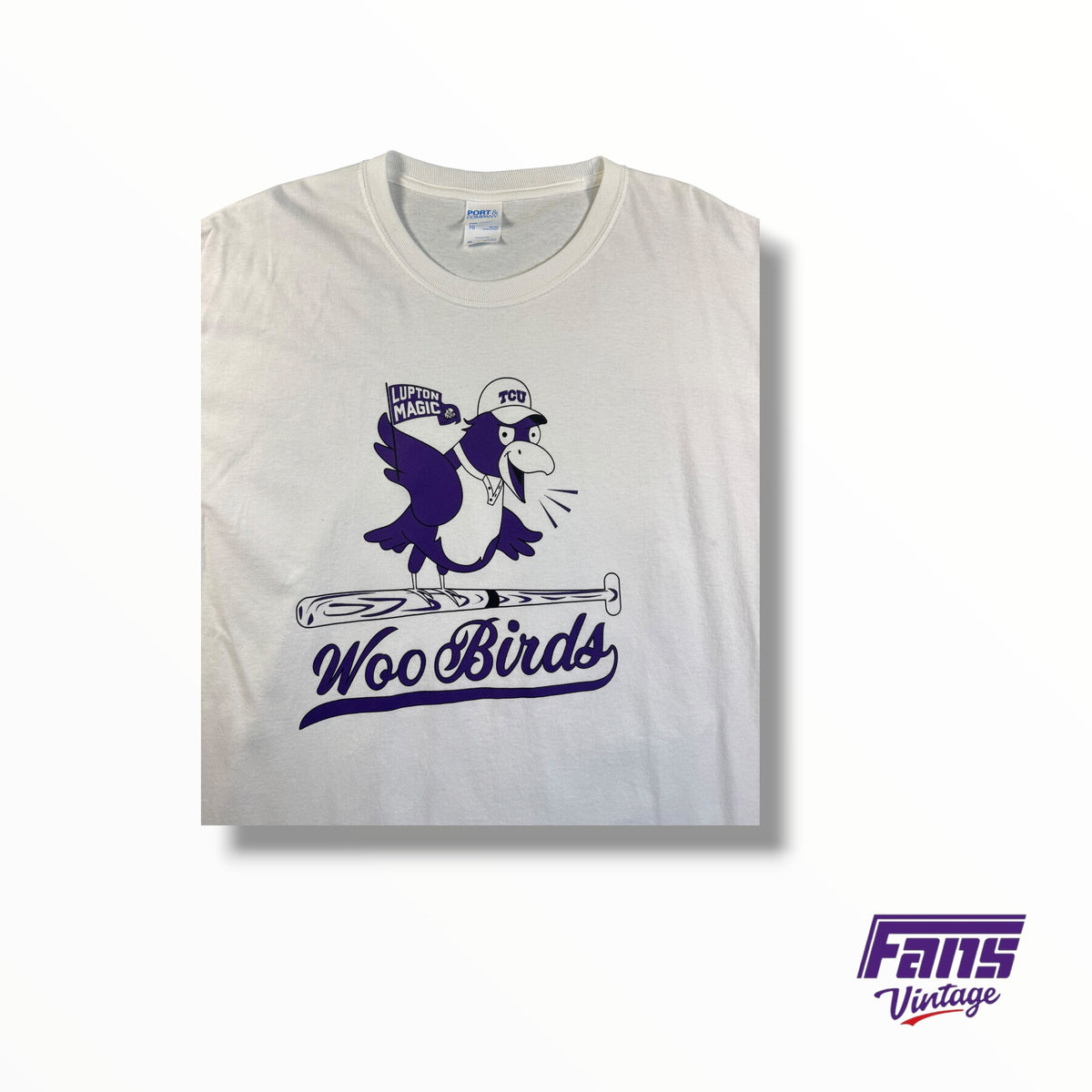 Retro TCU ‘Woo Birds’ Baseball Tee
