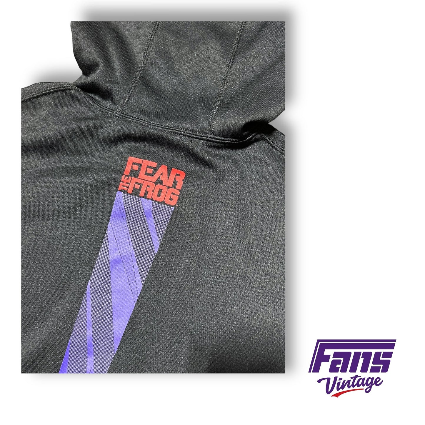 RARE TCU Football Original 2013 Nike Team “Spit Blood” Colorway Hoodie