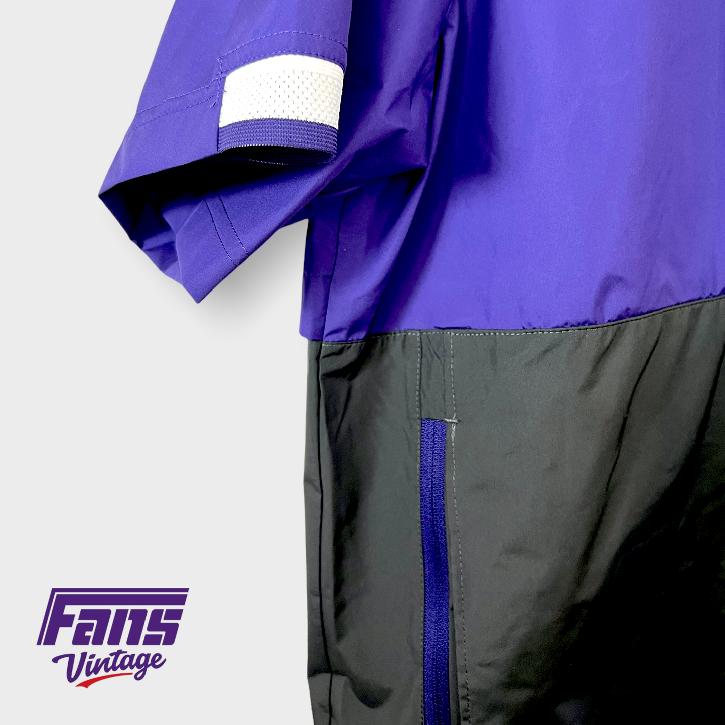 TCU Team Issued “On Field” Nike Coach's Sideline Half Zip Pullover