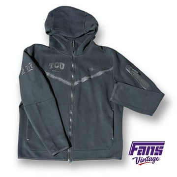 TCU Soccer Player Exclusive Nike Sportswear Tech "Darth Vader" Blackout Jacket