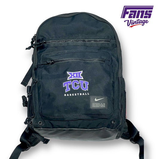 TCU Basketball Team Issued Backpack - sick "Spit Blood" Frogskin Player Number Patch! #2