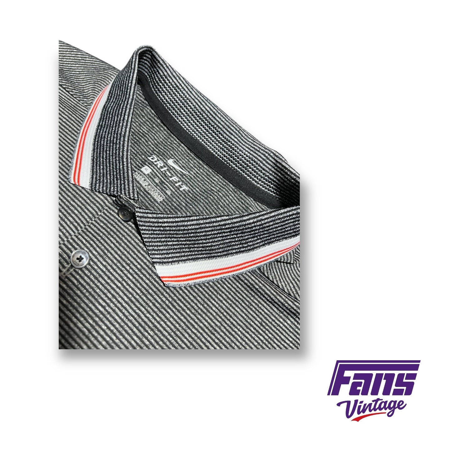 TCU Coach Issue Custom Premium Nike Polo in Rare Colorway - Team Issued