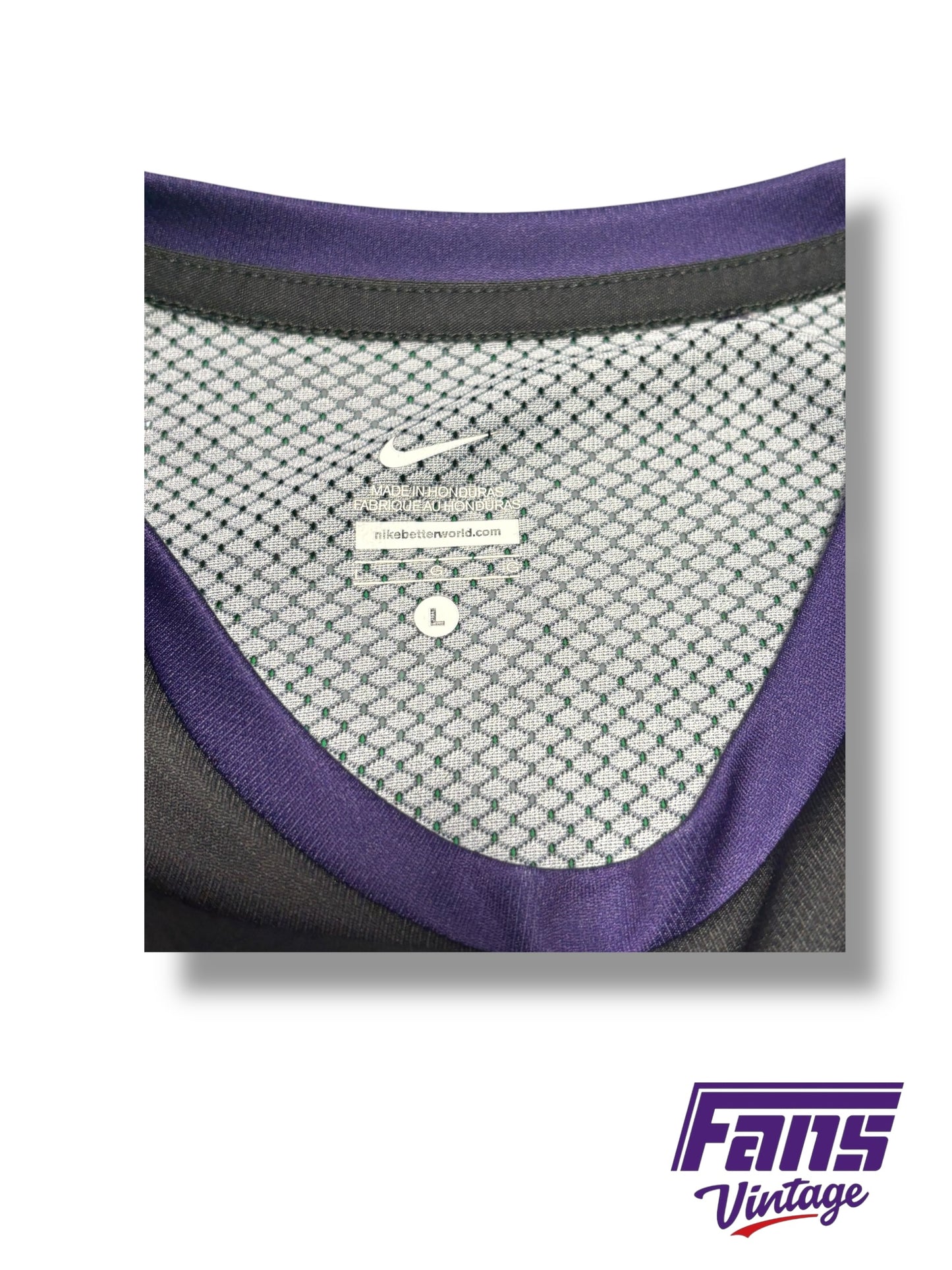 TCU Men’s Basketball Team issued warm up shirt
