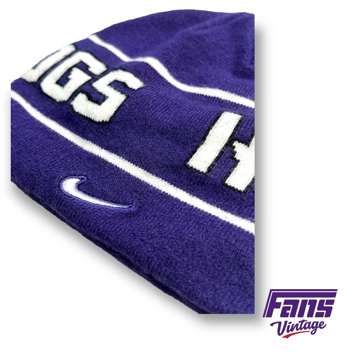 Vintage Y2K Style TCU Horned Frogs Team Issued Nike Beanie