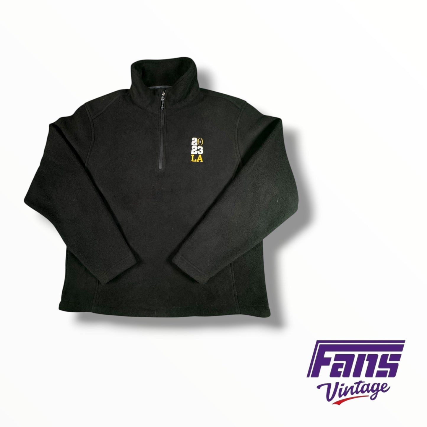 TCU Football National Championship Fuzzy Quarter-Zip
