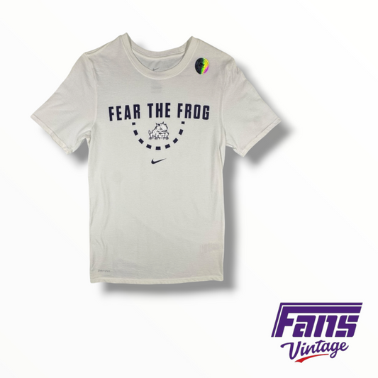 TCU Team Issued Nike “Fear The Frog” Whiteout Tee