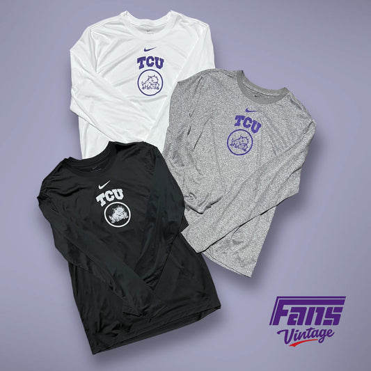 TCU Basketball Team Issued Nike Training Tees & Premium Shooting Long Sleeve Tees - 3 color options!