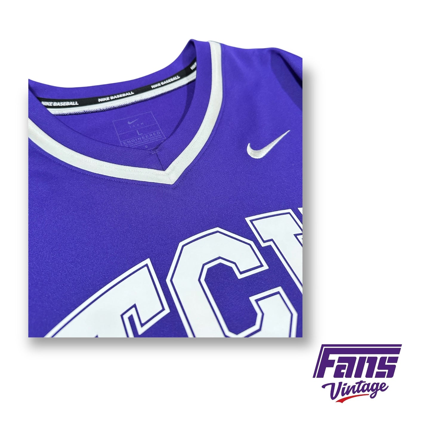 2022 TCU Baseball Game Worn Jersey - CWS Season Practice Jersey!