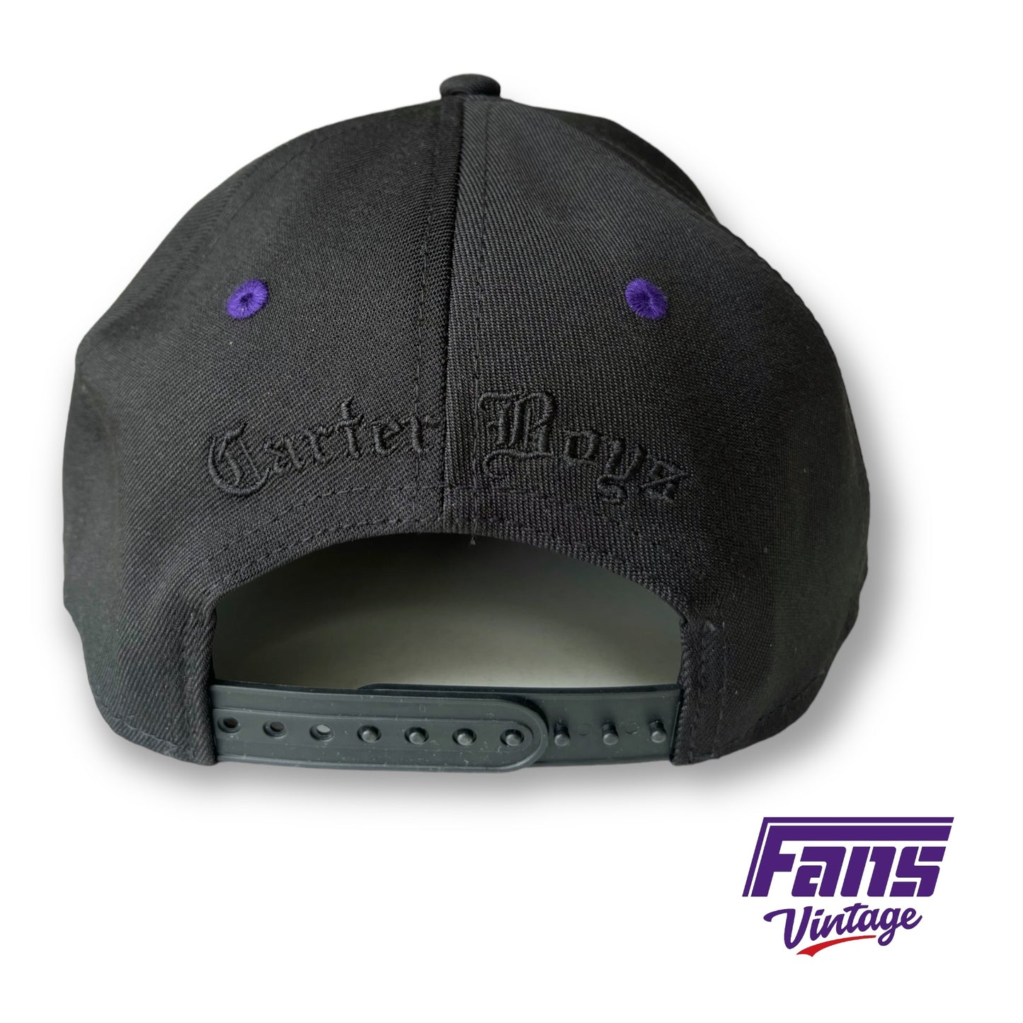 RARE! Head Coach TCU Football Custom “Carter Boys” / Spit Blood Sample Snapback Hat