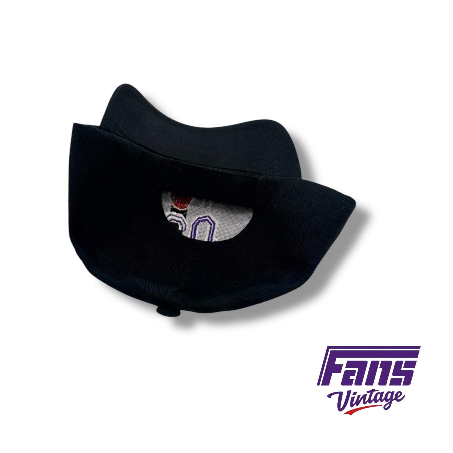 Vintage TCU Rose Bowl hat with awesome embroidered logos