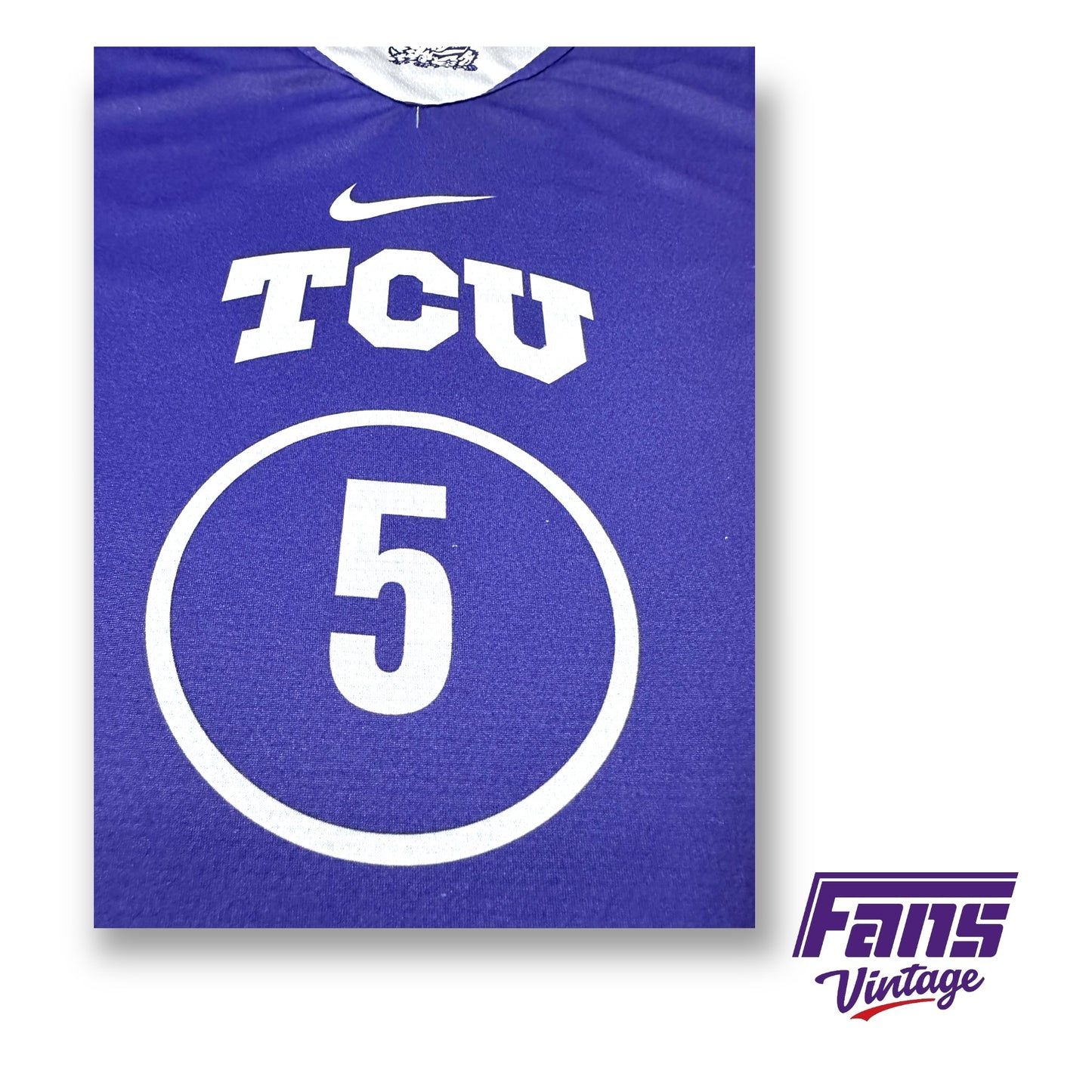 Team Issue Nike TCU Basketball Practice Jersey