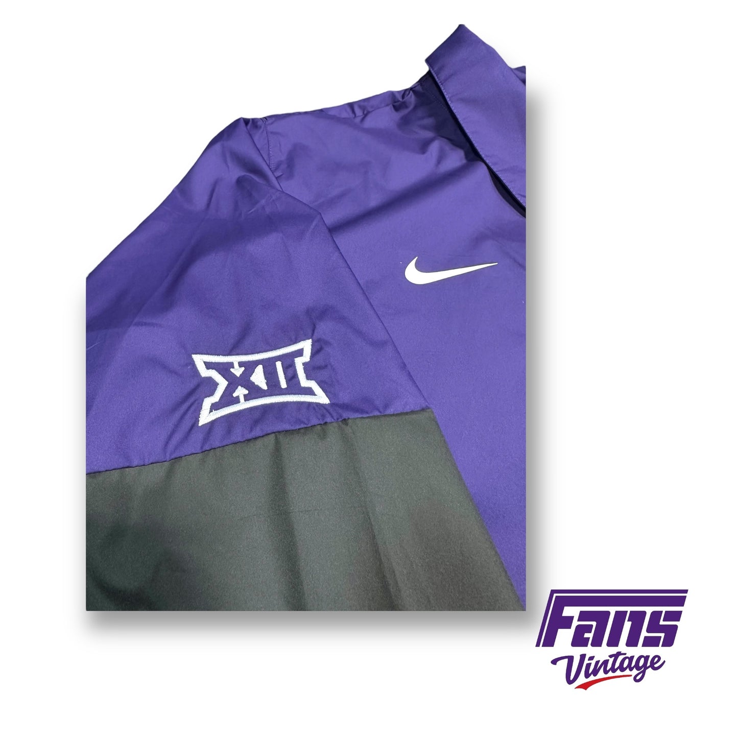 TCU Football On-Field Nike Half Zip Pullover Outerwear