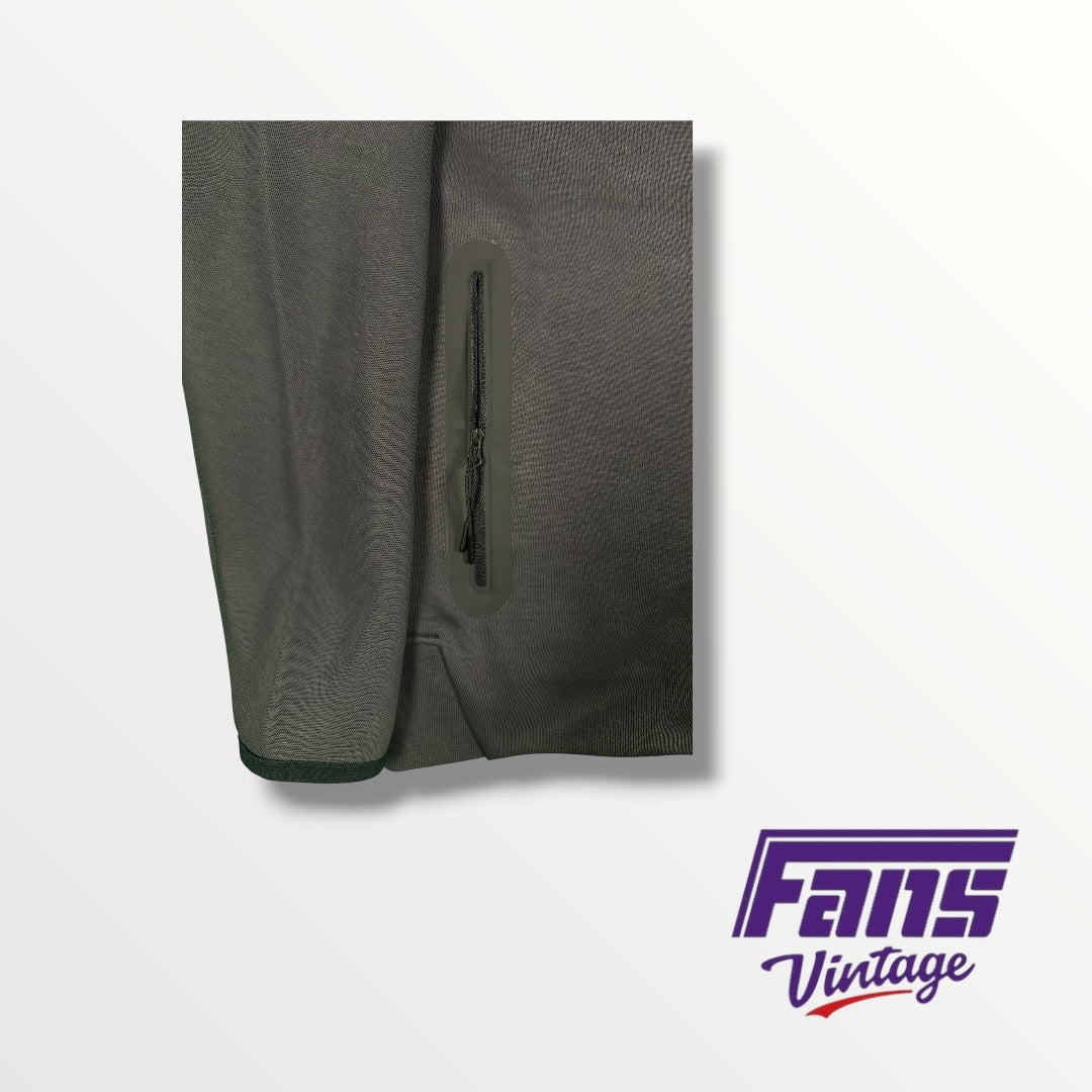 Nike TCU Training Hoodie with Cool Zipper Details and Logos