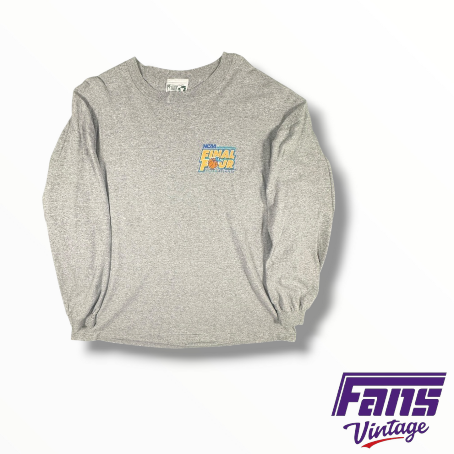 Vintage 2002 NCAA March Madness Final Four Gray Long Sleeve Shirt
