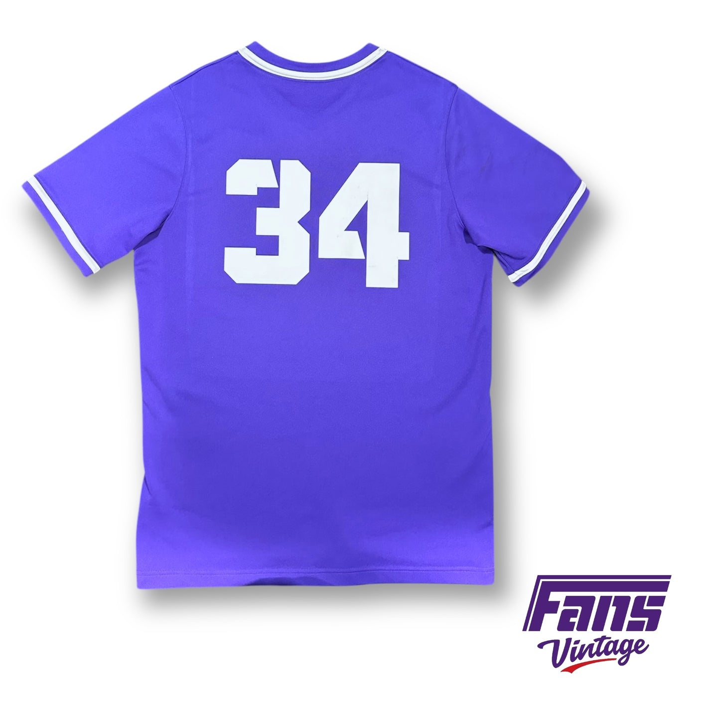 2022 TCU Baseball Game Worn Jersey - CWS Season Practice Jersey!