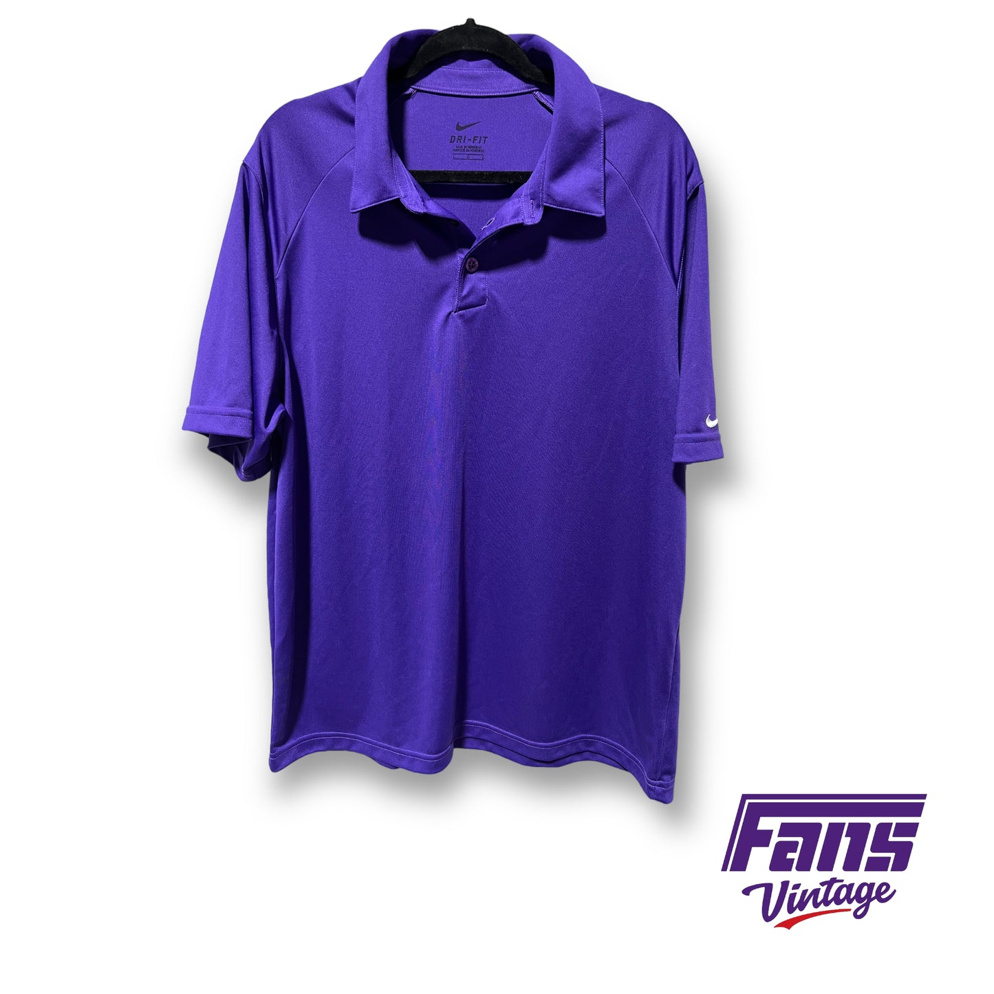 Premium Purple Nike Golf Polo with embroidered logo