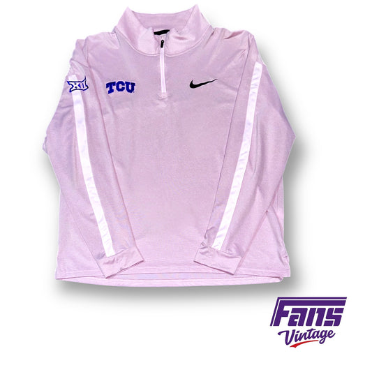 Nike Pro TCU Coach Issued Quarter Zip Pullover