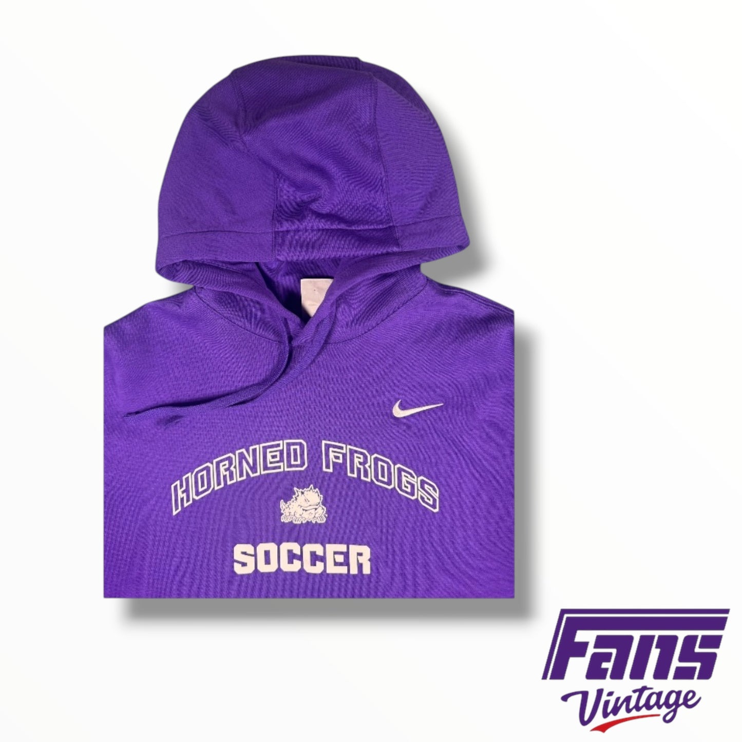 Team-Issued Nike TCU Purple Horned Frogs Soccer Hoodie