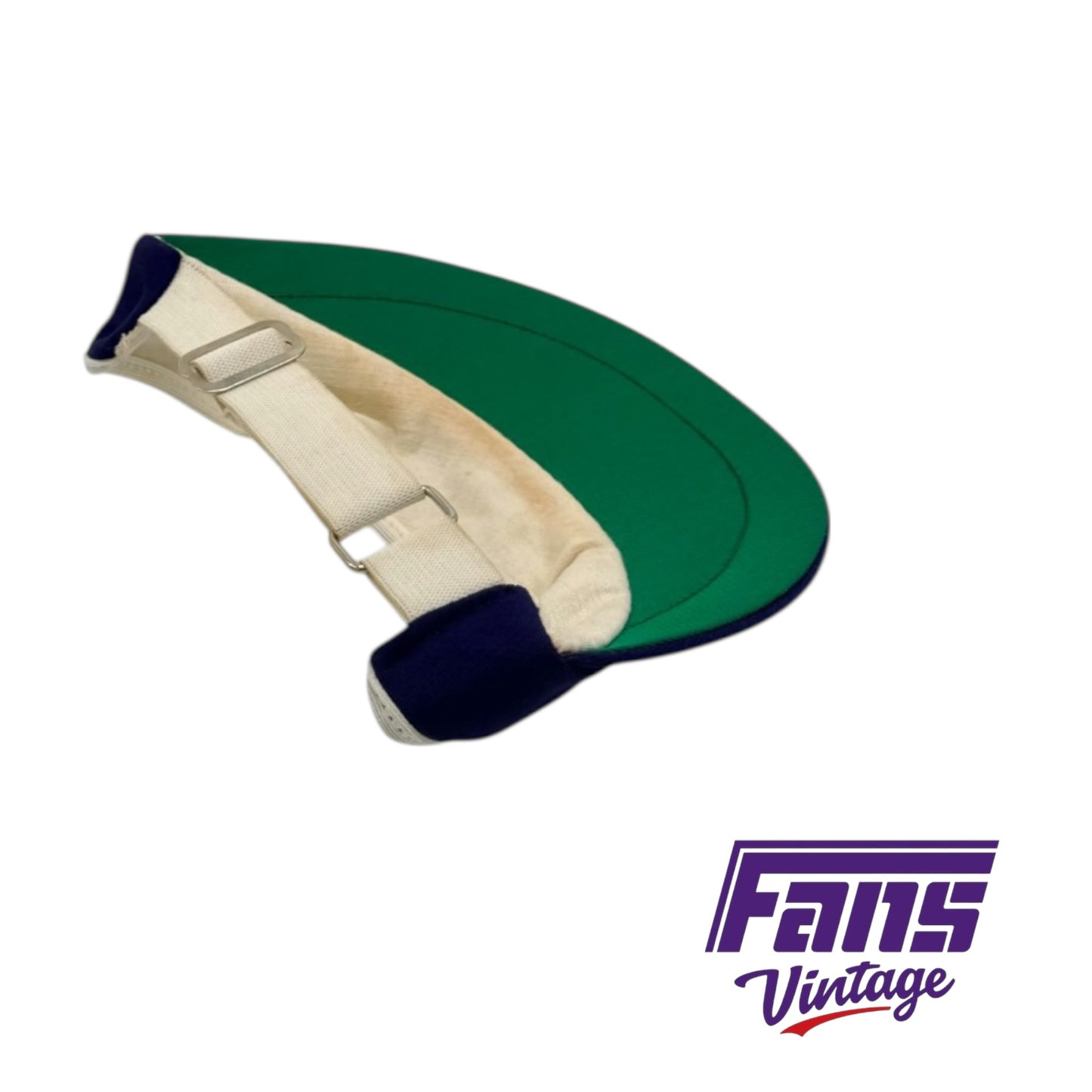 RARE! Vintage TCU ‘Flying T’ visor with unique logo appliqué