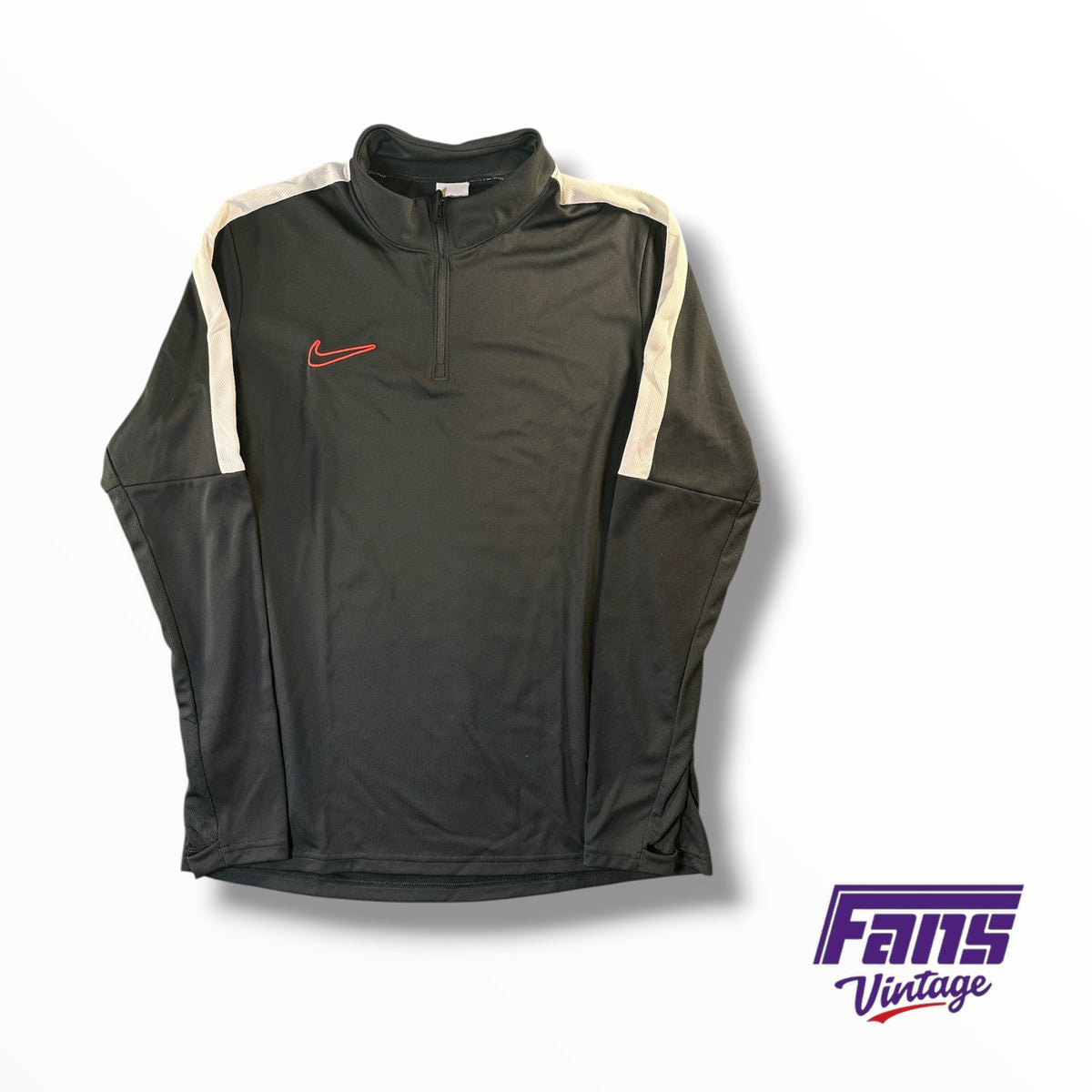 TCU Team Issued Nike Blackout Athletic Quarter Zip Top