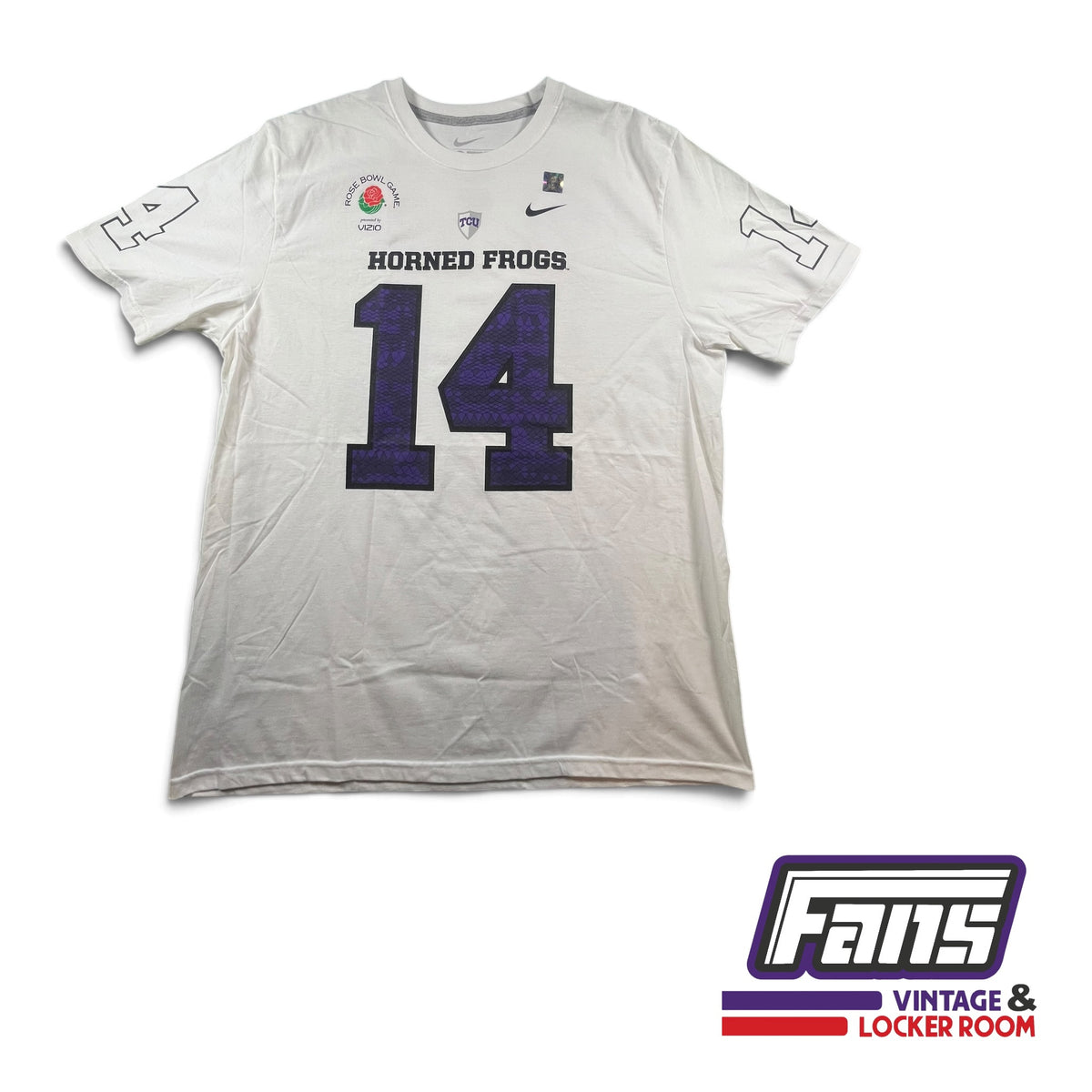 GRAIL TCU Football Nike Andy Dalton Rose Bowl Jersey-style T-Shirt New with Original Tags!