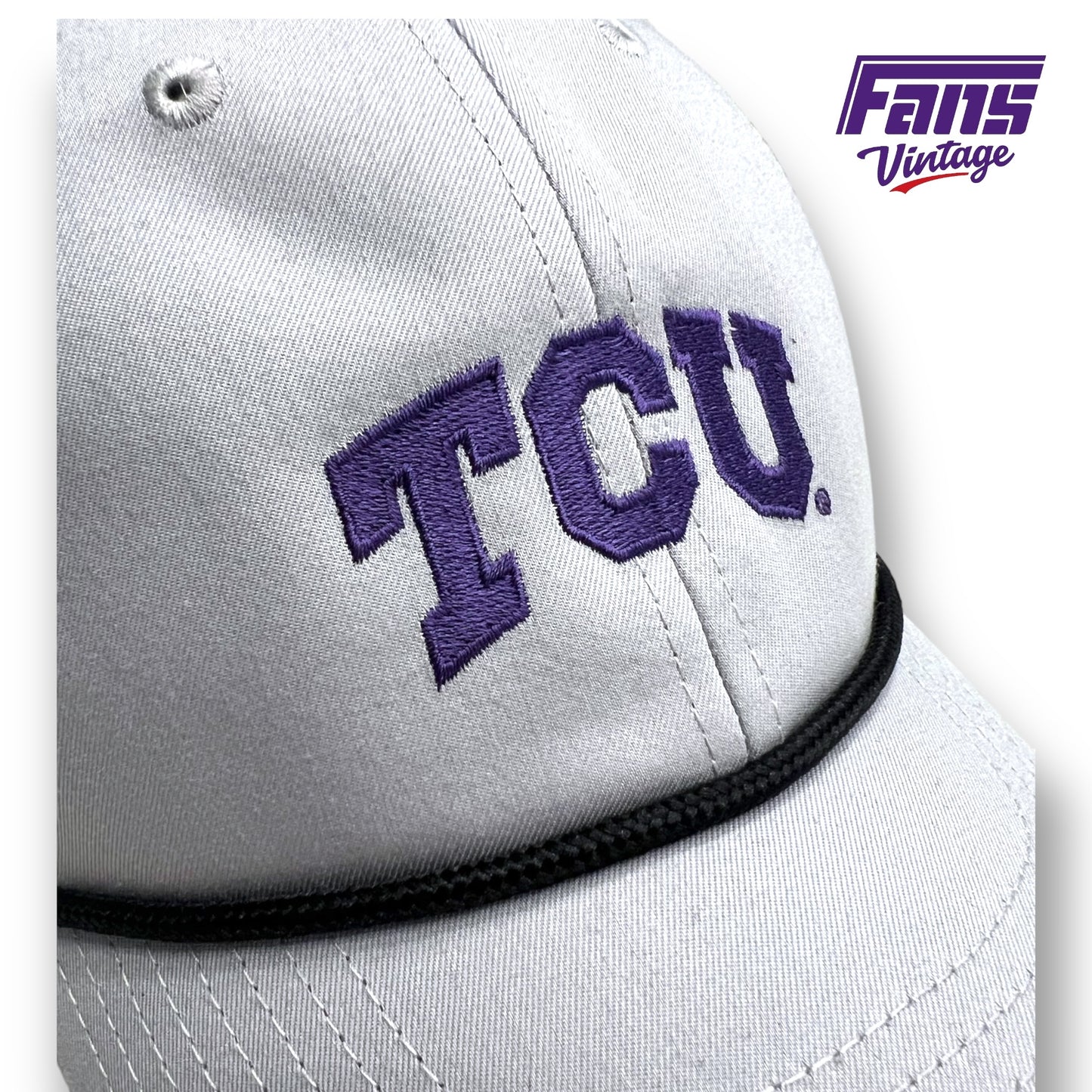 TCU Golf Team Exclusive Gray Nike Rope Hat