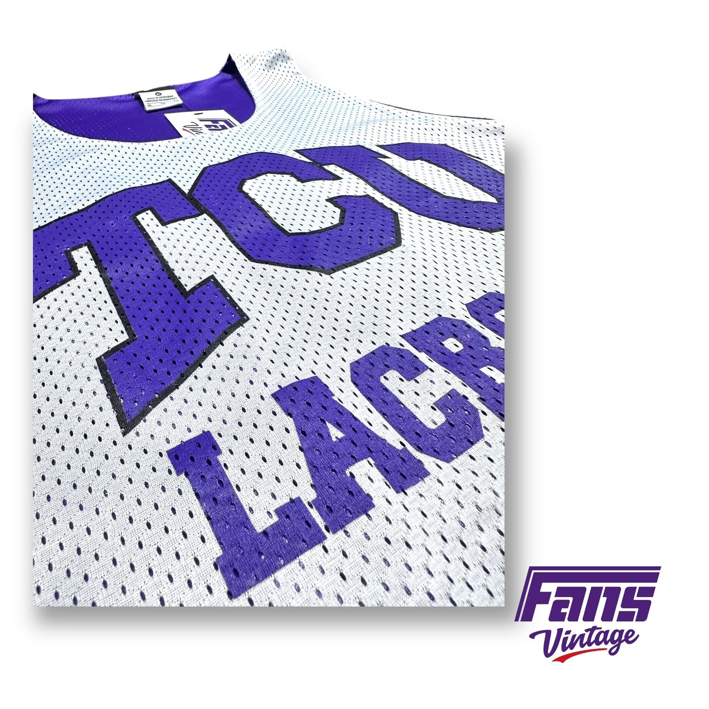 Vintage 2010s Player Issue TCU Lacrosse Nike Practice Jersey - Reversible!