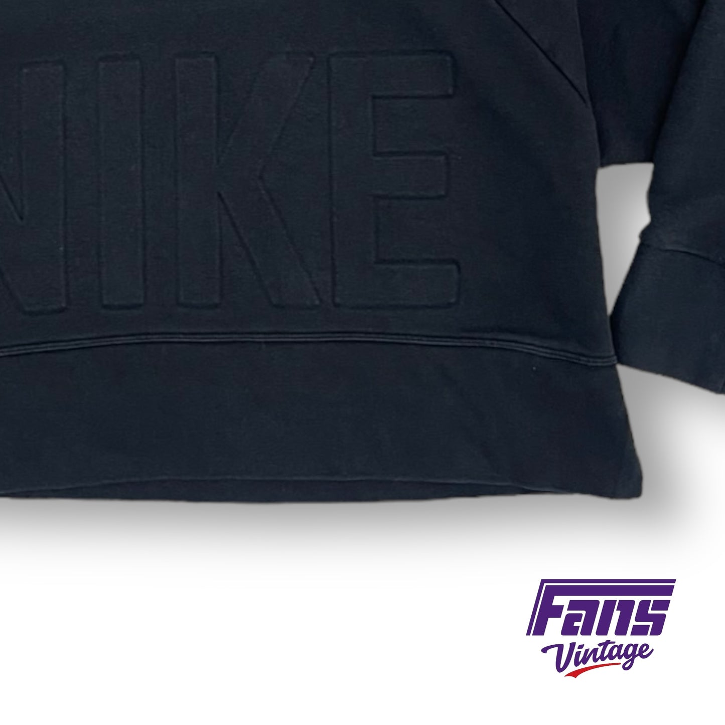 Ultra Soft Nike Embossed Logo Cropped Crewneck Sweatshirt