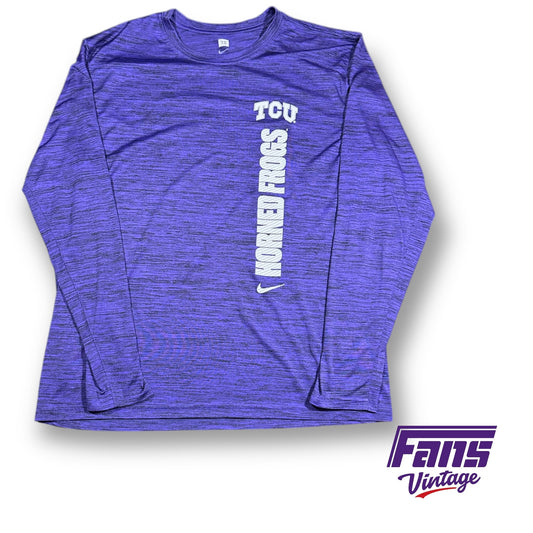 TCU Football Team Exclusive Nike Long Sleeve Training Shirt